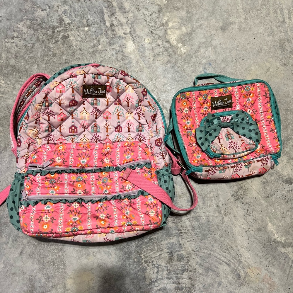 Matilda Jane Backpack and lunch box